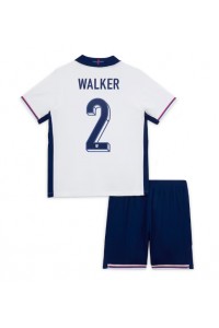 Engeland Kyle Walker #2 Babytruitje Thuis tenue Kind EK 2024 Korte Mouw (+ Korte broeken)